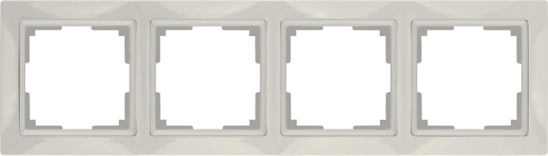 Рамка Werkel Snabb Basic на 4 поста слоновая кость WL03-Frame-04 4690389098765 в Санкт-Петербурге