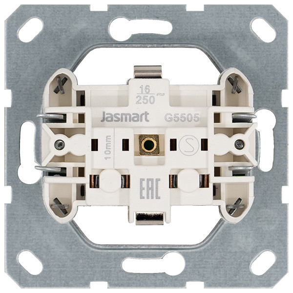 Розетка SHUKO с крышкой и защитными шторками 16A 250V 2P+T, цвет Тауп Jasmart G5505T в Санкт-Петербурге