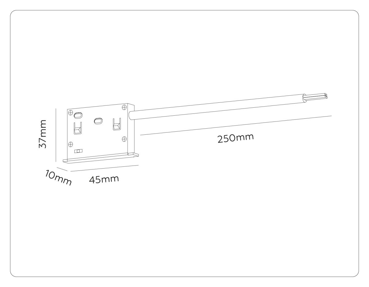 Ввод питания для магнитного шинопровода Ambrella Light Track System GL2025 в #REGION_NAME_DECLINE_PP#