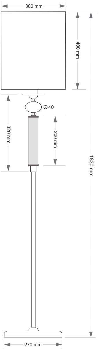 Торшер Kutek Lea LEA-LS-1(P/A) в #REGION_NAME_DECLINE_PP#