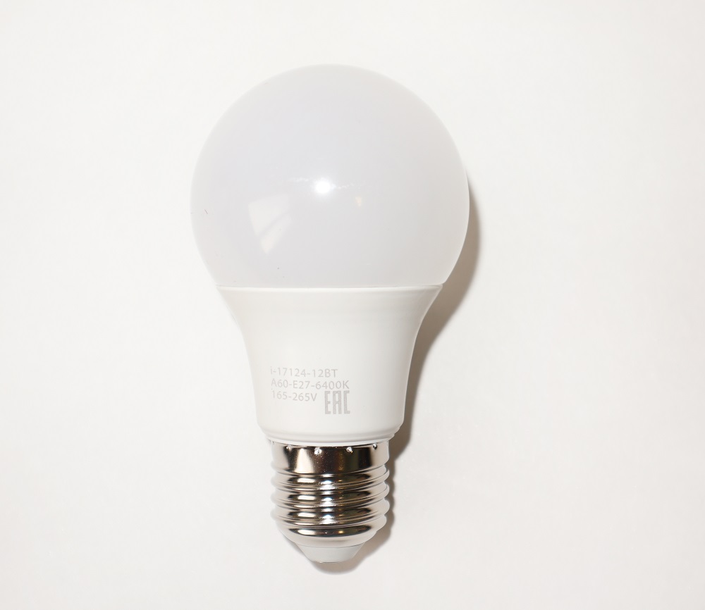 Лампа светодиодная i-Watt E27 12W 6400К груша матовая i-17124 в Санкт-Петербурге
