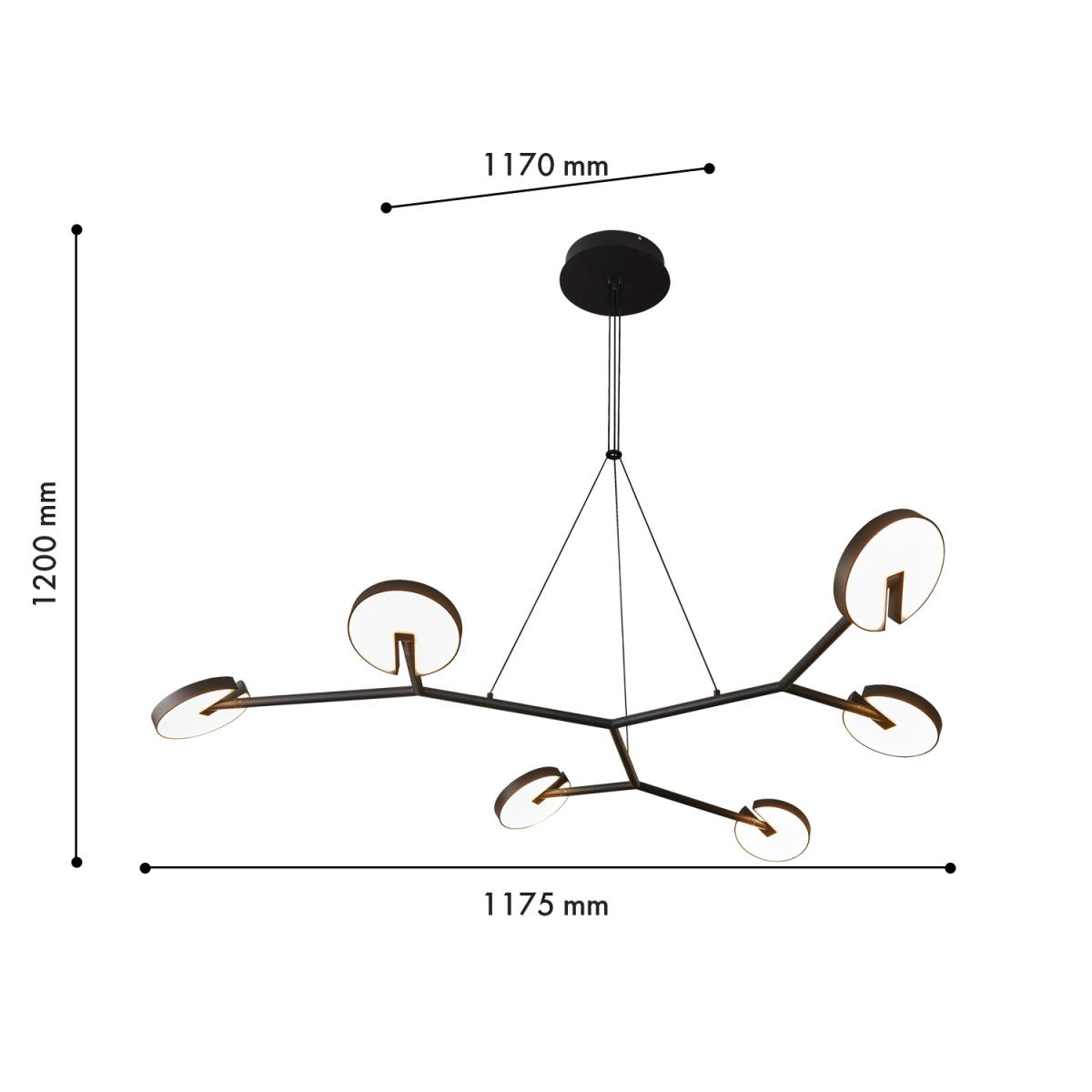 Подвесная люстра Favourite Paritet 4401-6P в #REGION_NAME_DECLINE_PP#