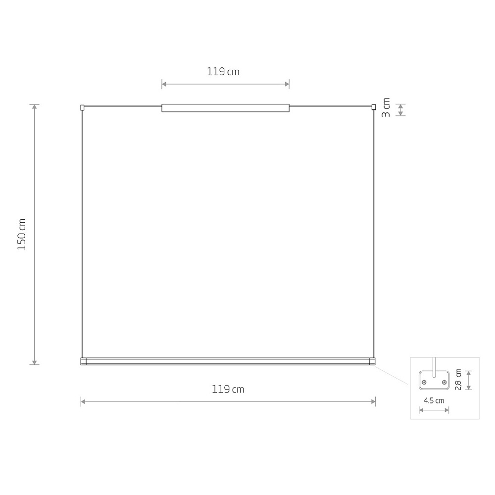 Подвесной светильник Nowodvorski Cl H Led Pro White 10524 в Санкт-Петербурге