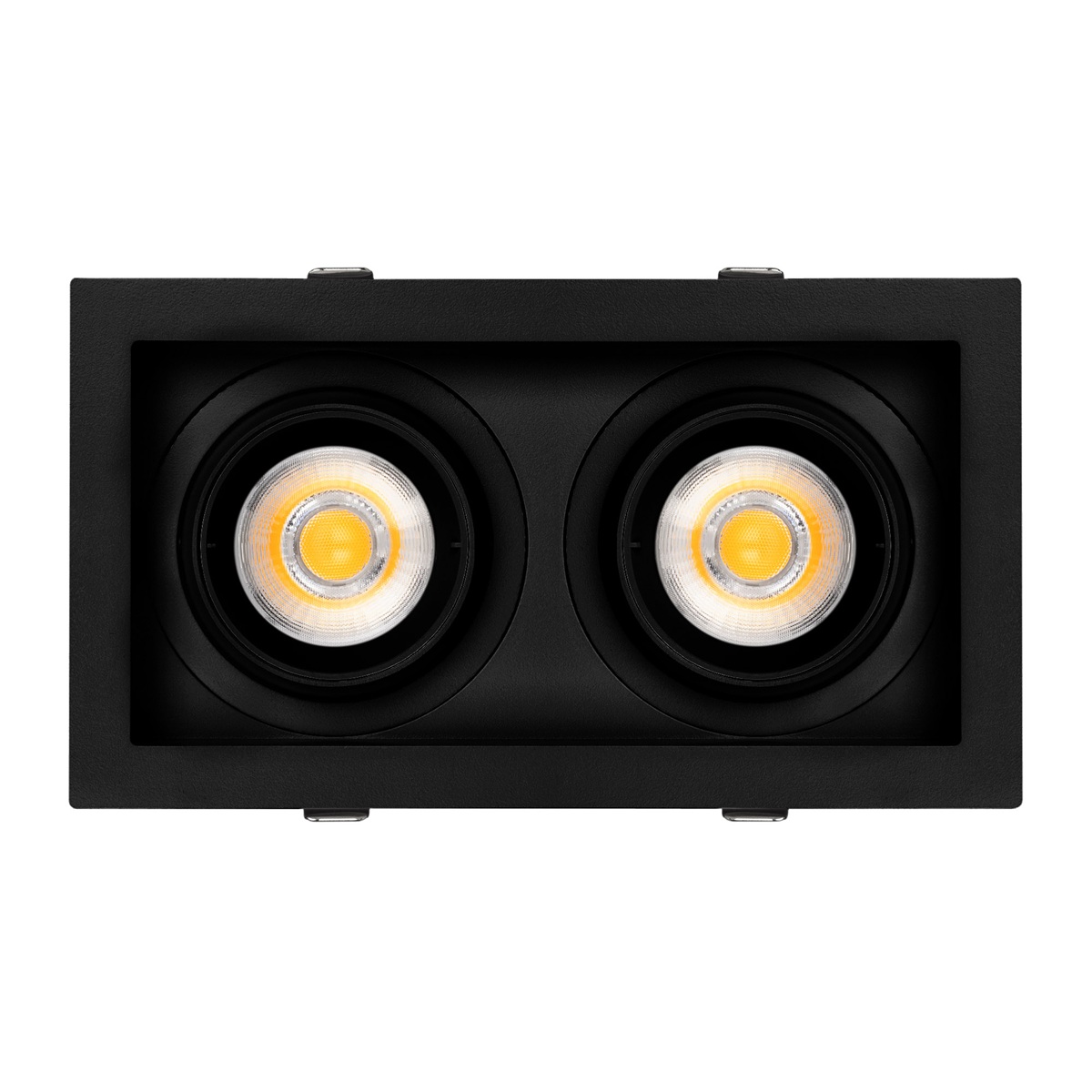Встраиваемый карданный светильник Arlight MS-VORTEX-BUILT-S210x117-2x20W Day4000 (BK-BK, 40 deg, 230V) (IP20 Металл) 058441 в Санкт-Петербурге