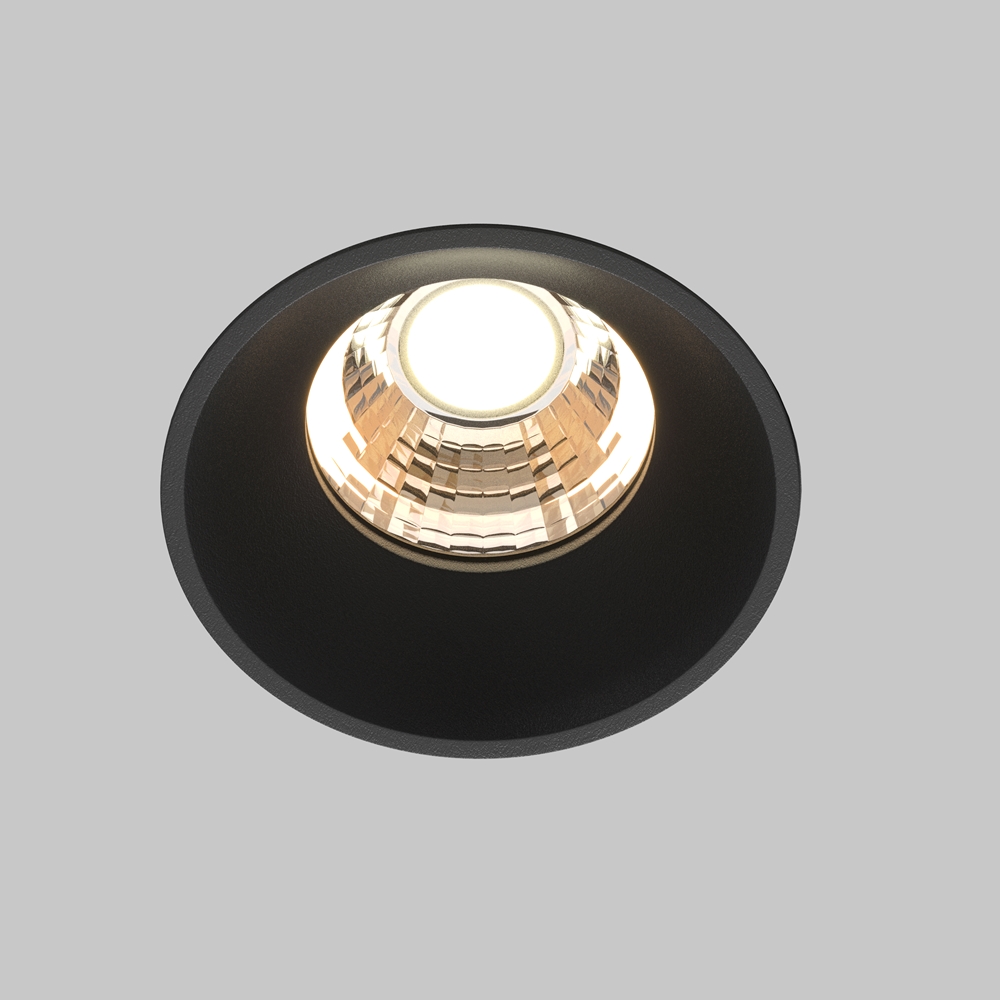 Встраиваемый светильник Maytoni Technical Downlight Round DL058-7W3K-TRS-B в #REGION_NAME_DECLINE_PP#