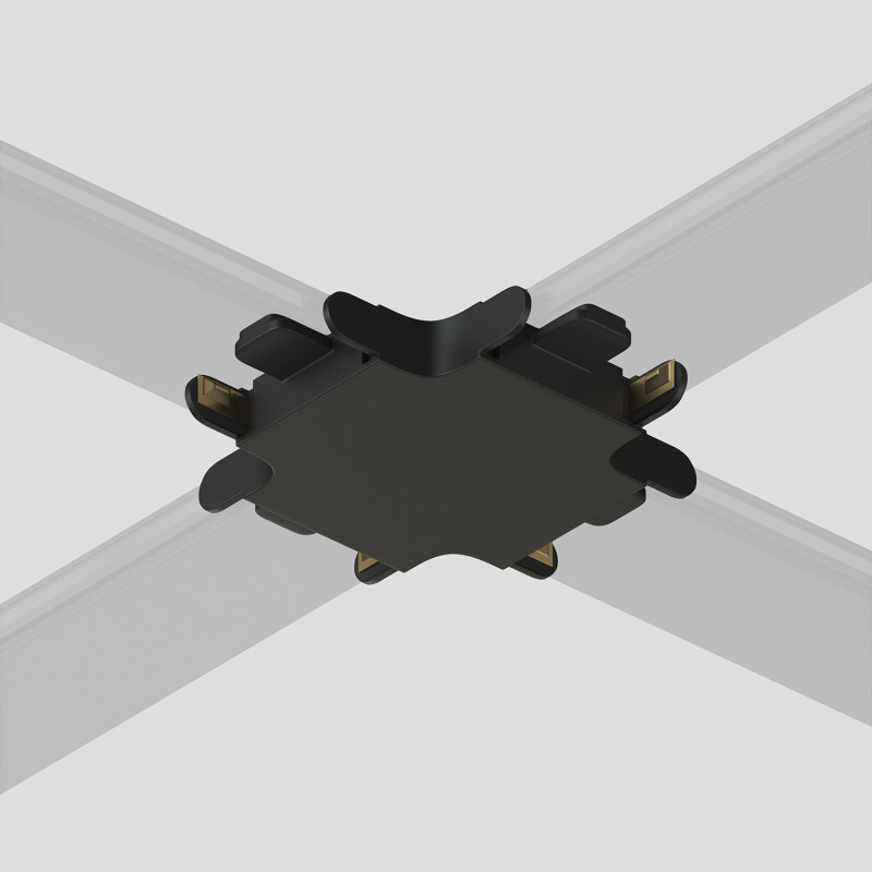 Х-коннектор для шинопровода Denkirs Air Base TR5234-BK в Санкт-Петербурге