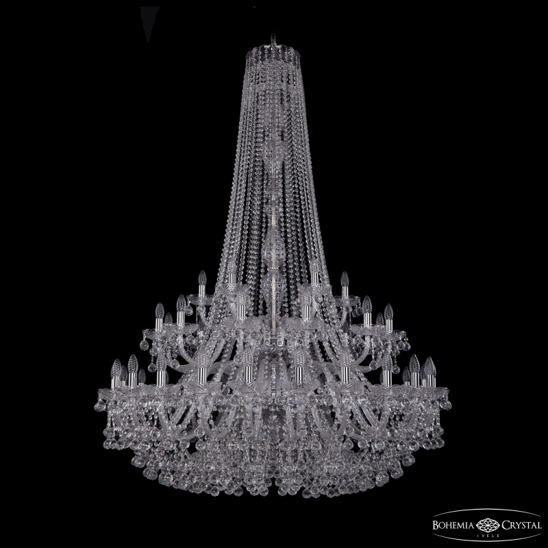 Подвесная люстра Bohemia Ivele Crystal 1409/24+12+6/460/h-174/2d Ni в Санкт-Петербурге