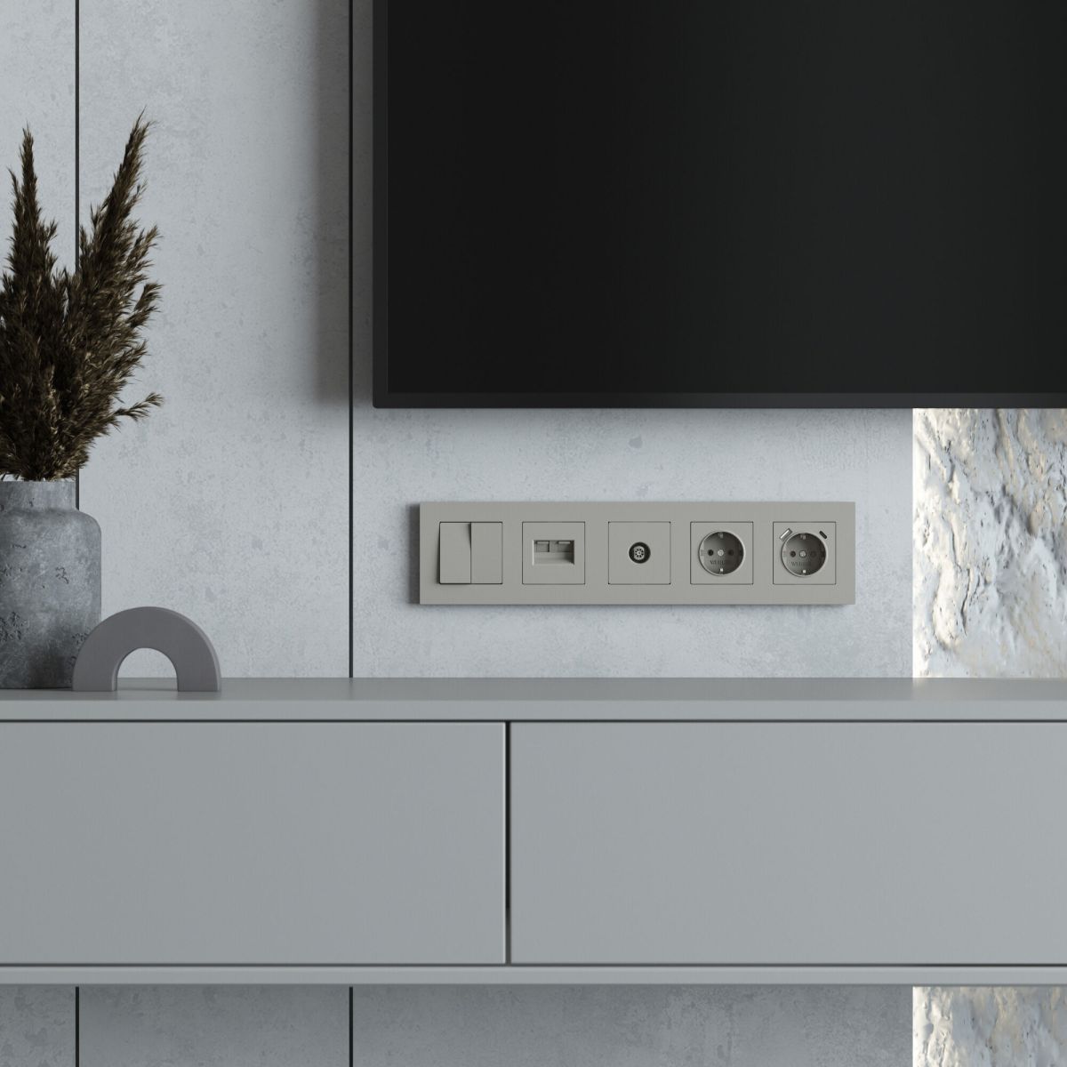 Рамка на 5 постов Werkel Slab (дымчатый софт) W0052917 4690389218477 a071630 в #REGION_NAME_DECLINE_PP#