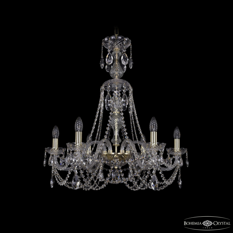 Подвесная люстра Bohemia Ivele Crystal 1406/6/240/XL-74 G в Санкт-Петербурге