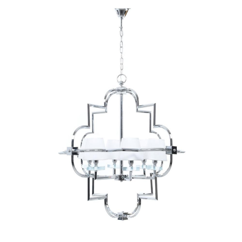 Подвесная люстра Lumina Deco Baltimore LDP 8020-6 CHR+WT в #REGION_NAME_DECLINE_PP#