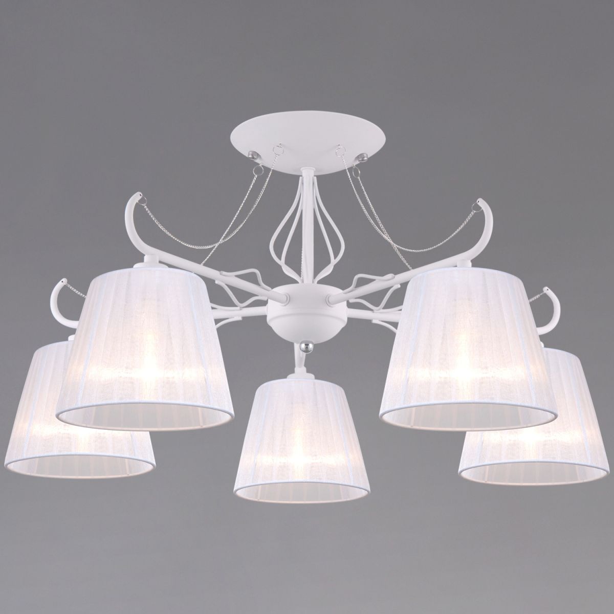 Люстра на штанге Illumico IL9482-5CSQ-25WT ELITE в #REGION_NAME_DECLINE_PP#