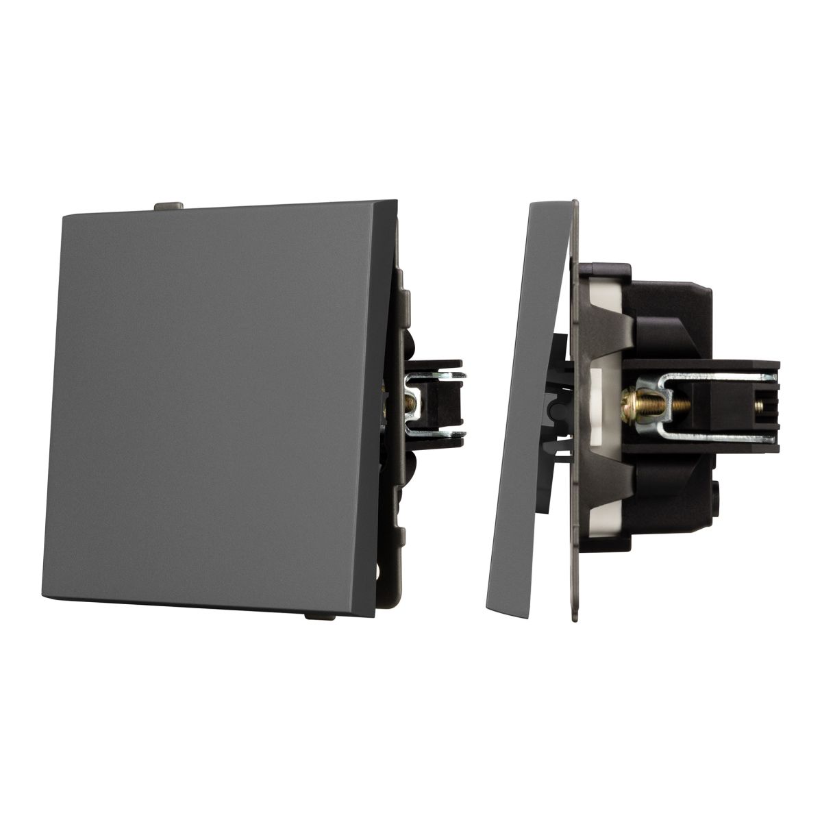 Механизм выключателя одноклавишный перекрёстный Arlight SWT-TENDO-MKX1-SFPL-GR (230V, 10A) 054573 в #REGION_NAME_DECLINE_PP#