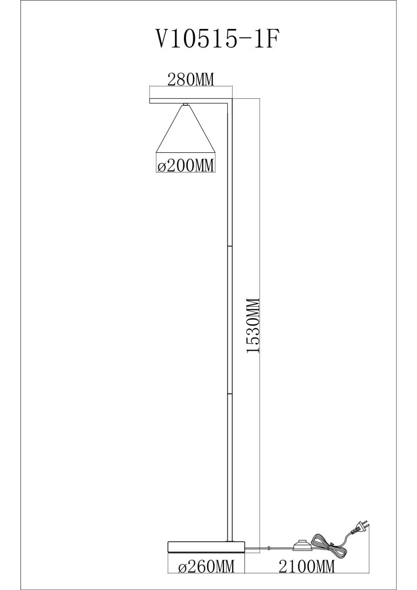 Торшер Moderli Omaha V11592-1F в Санкт-Петербурге