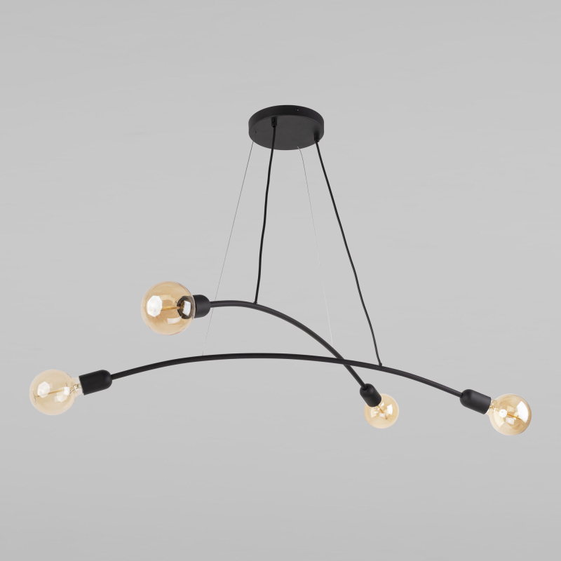 Подвесная люстра TK Lighting 2724 Helix Black в Санкт-Петербурге