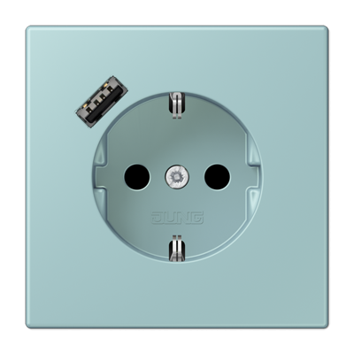 Розетка 2K+З USB Typ A Jung LC1520-18A214 в Санкт-Петербурге