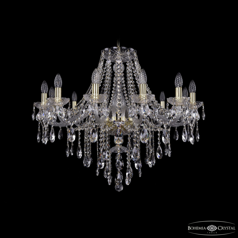 Подвесная люстра Bohemia Ivele Crystal 1415/12/300 G в Санкт-Петербурге