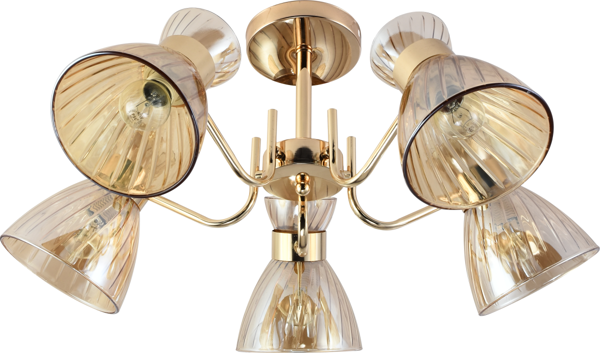 Люстра Rivoli Victoria 9183-305 5хЕ27 60 Вт модерн в #REGION_NAME_DECLINE_PP#