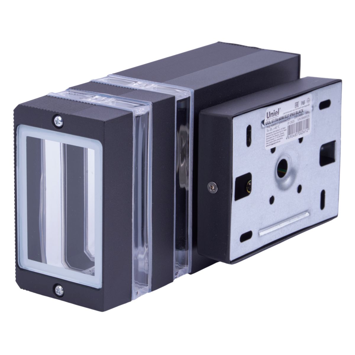 Уличный настенный светильник Uniel UL-00012918 UUL-S17A 60W/E27 IP65 BLACK в #REGION_NAME_DECLINE_PP#