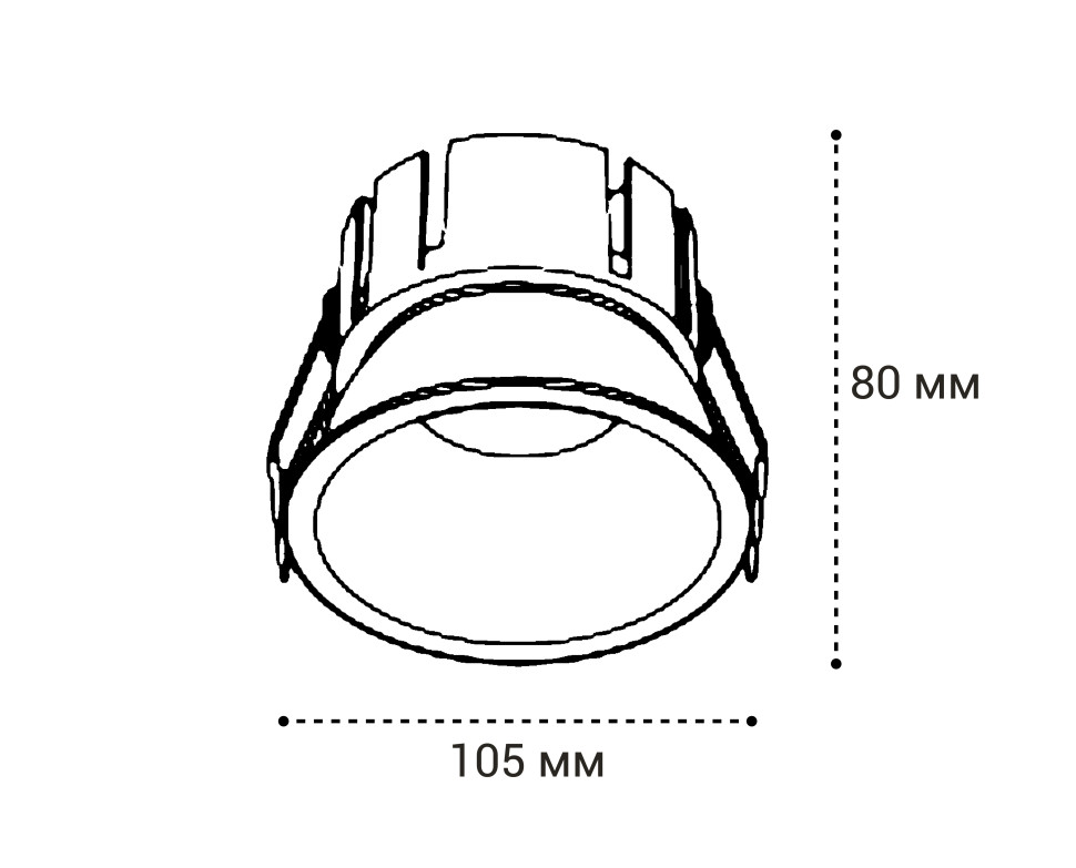 Встраиваемый светильник Italline IT06-6032 white 4000K в #REGION_NAME_DECLINE_PP#