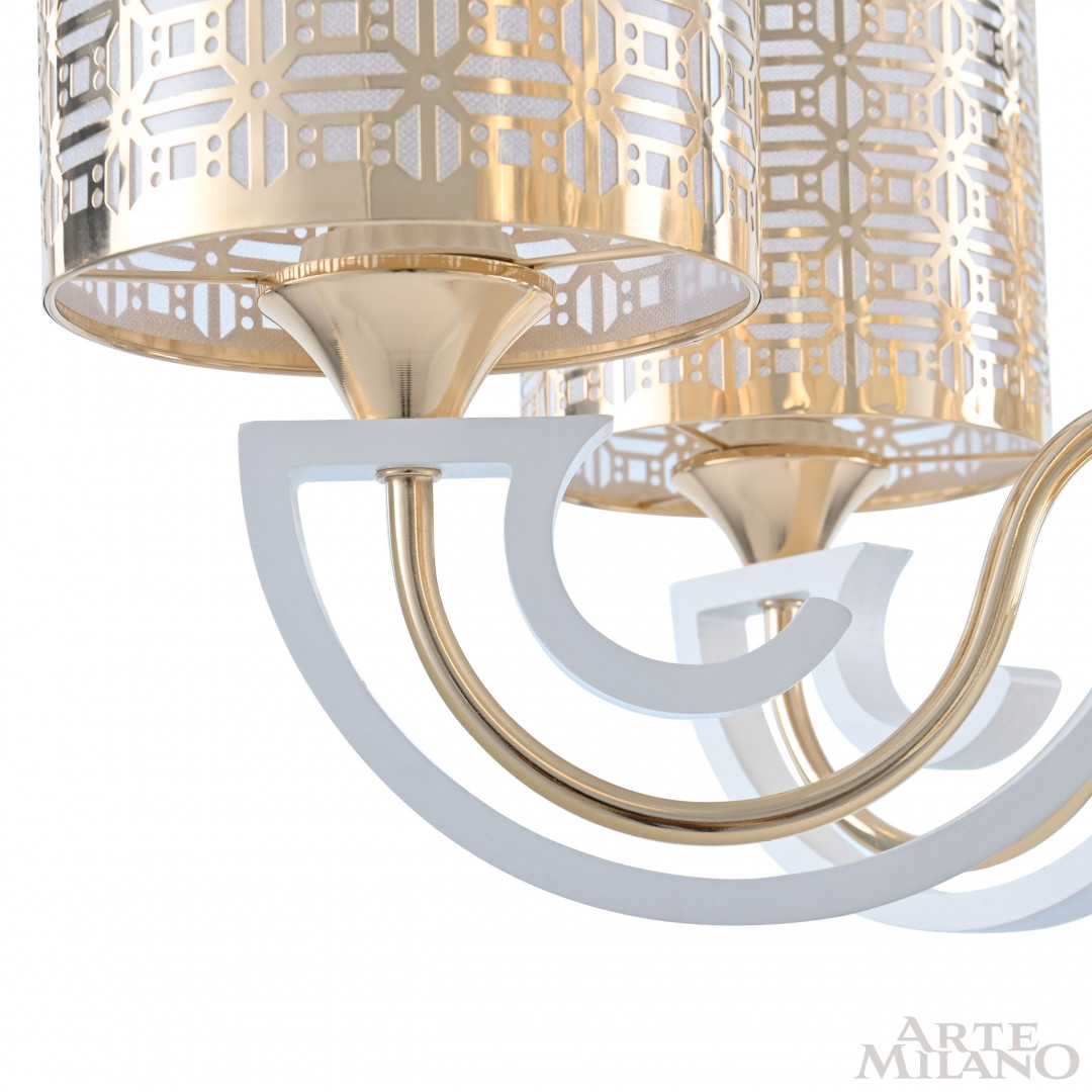Подвесная люстра Arte Milano Florentia-8857 308857/6 Wh/Gd в Санкт-Петербурге