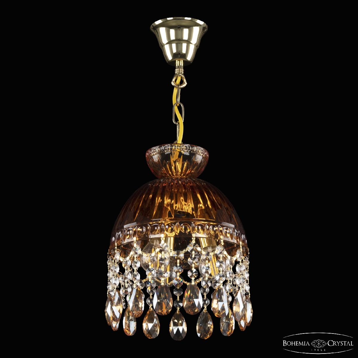 Подвесной светильник Bohemia Ivele Crystal 5478/22 G Amber/M-1G K721 в Санкт-Петербурге