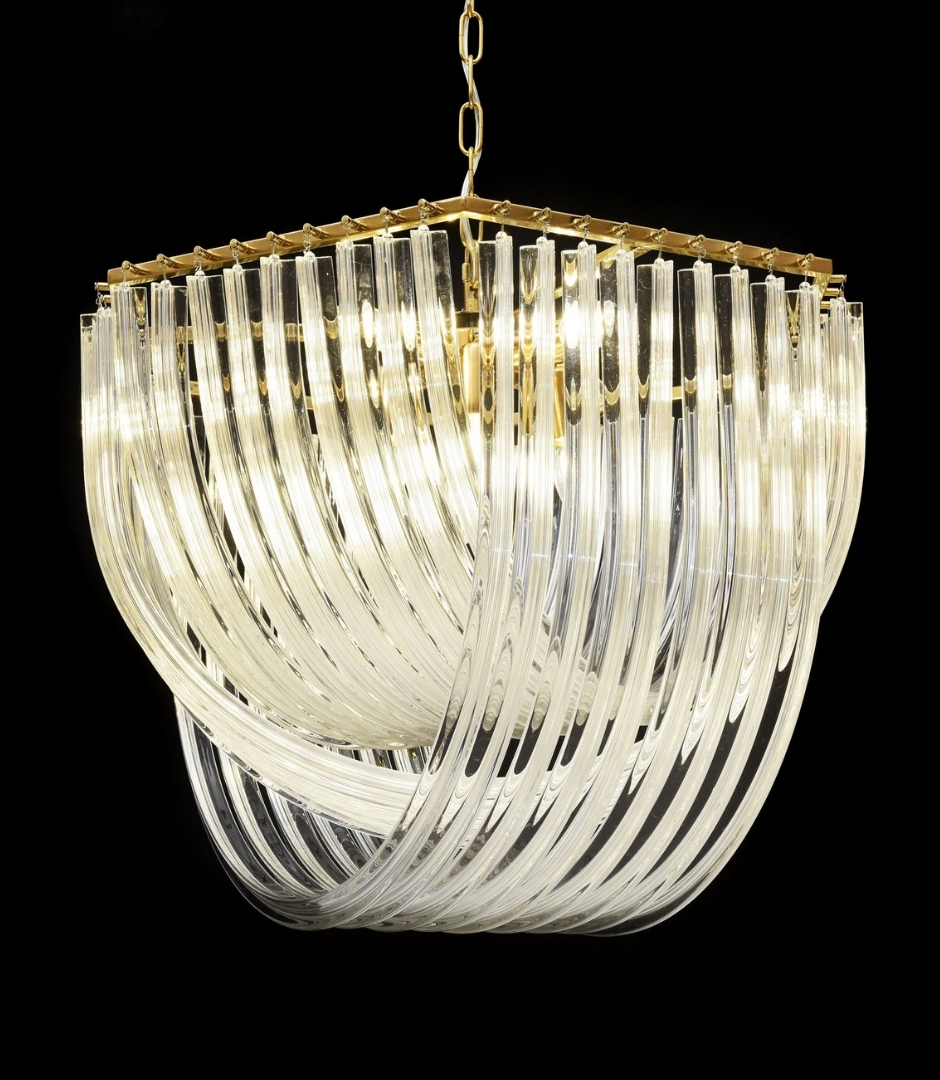 Подвесная люстра Lumina Deco Weddini LDP 6001-600 GD+CL в Санкт-Петербурге