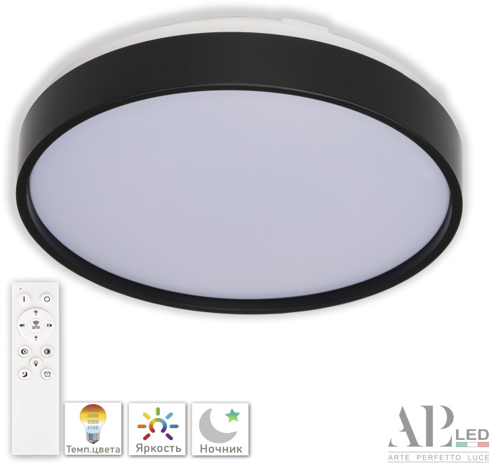 Потолочный светильник Arte Perfetto Luce Toscana 3315.XM302-2-267/12W Black в Санкт-Петербурге