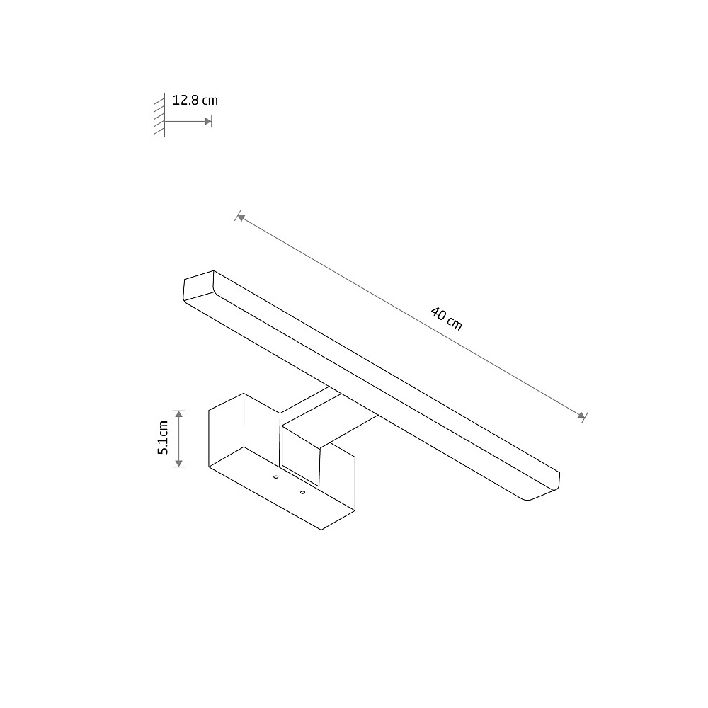 Подсветка для зеркал Nowodvorski Cezanne Led S Chrome 10680 в #REGION_NAME_DECLINE_PP#