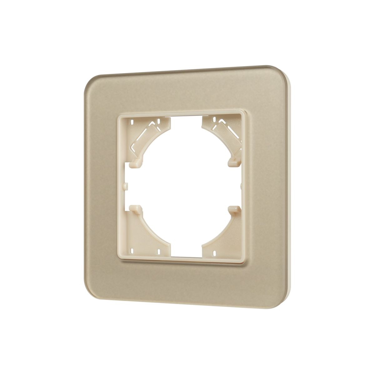 Рамка стеклянная на 1 пост Arlight FRM-OMALI-SFGS-1-GD 049679 в Санкт-Петербурге