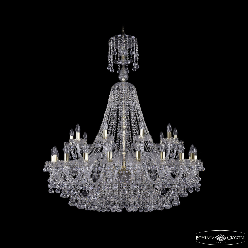 Подвесная люстра Bohemia Ivele Crystal 1409/20+10/400/XL-132 G в Санкт-Петербурге