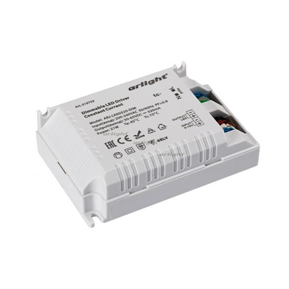 Блок питания Arlight ARJ-LK65320-DIM (21W, 320mA, 0-10V, PFC) 019759 в Санкт-Петербурге