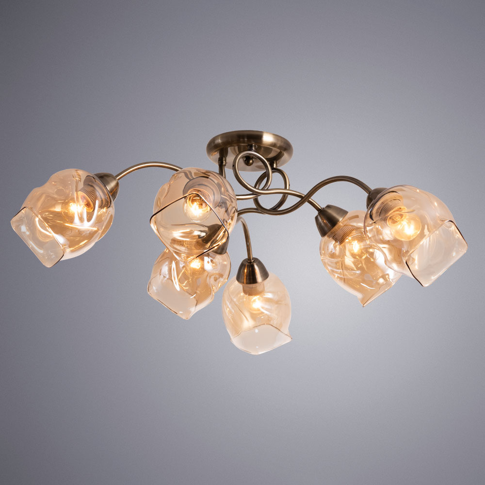 Потолочная люстра Arte Lamp Riccio A7758PL-6AB в Санкт-Петербурге