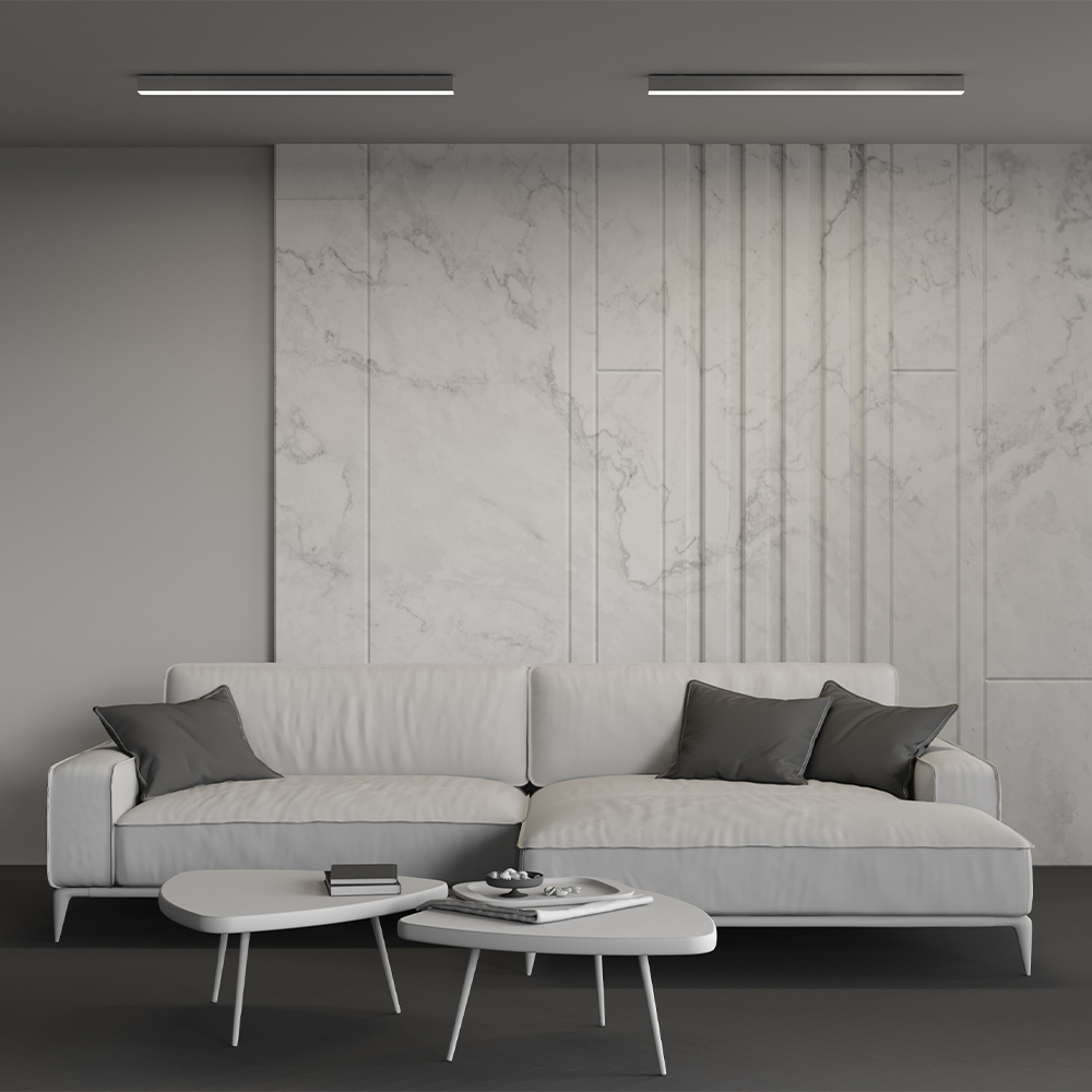 Линейный накладной светильник Maytoni Technical 4000K 50x50 (Серебро, 1 м) LL311020 в #REGION_NAME_DECLINE_PP#