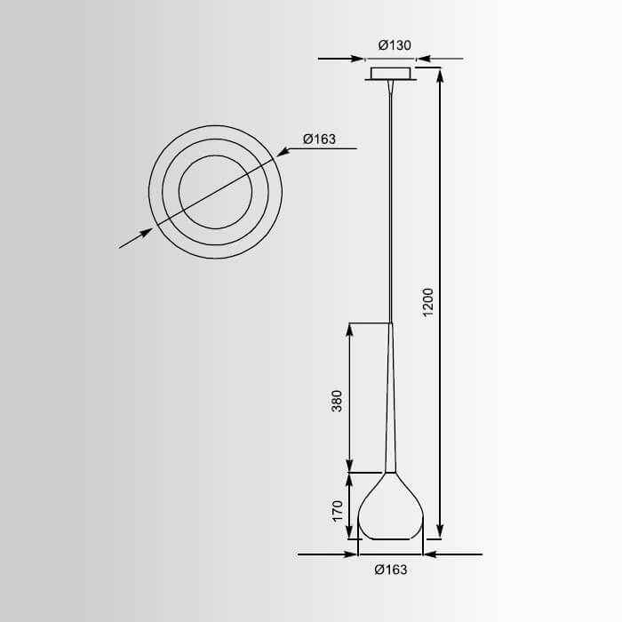 Подвесной светильник Zumaline LIBRA MD2128-1W в Санкт-Петербурге