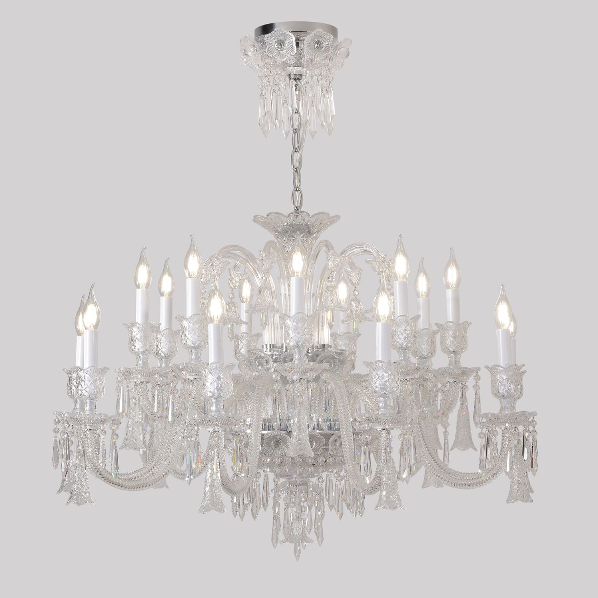 Подвесная люстра Crystal Lux VERSAILLES SP9+9 CHROME в Санкт-Петербурге