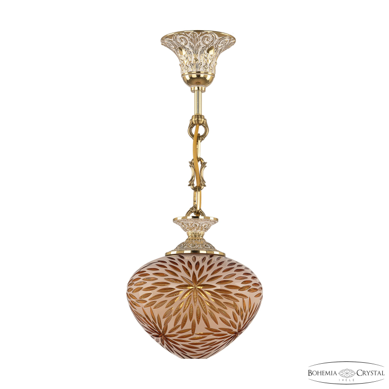 Подвесной светильник Bohemia Ivele Crystal 7003P/18 GW Amber-White/H-1A в Санкт-Петербурге