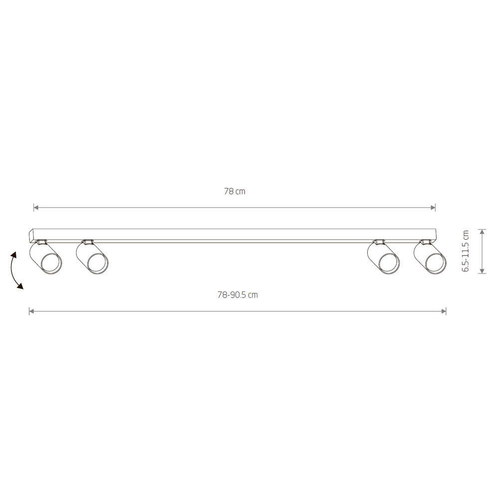 Спот Nowodvorski Fourty Surface IV Umbra Gray 11467 в Санкт-Петербурге