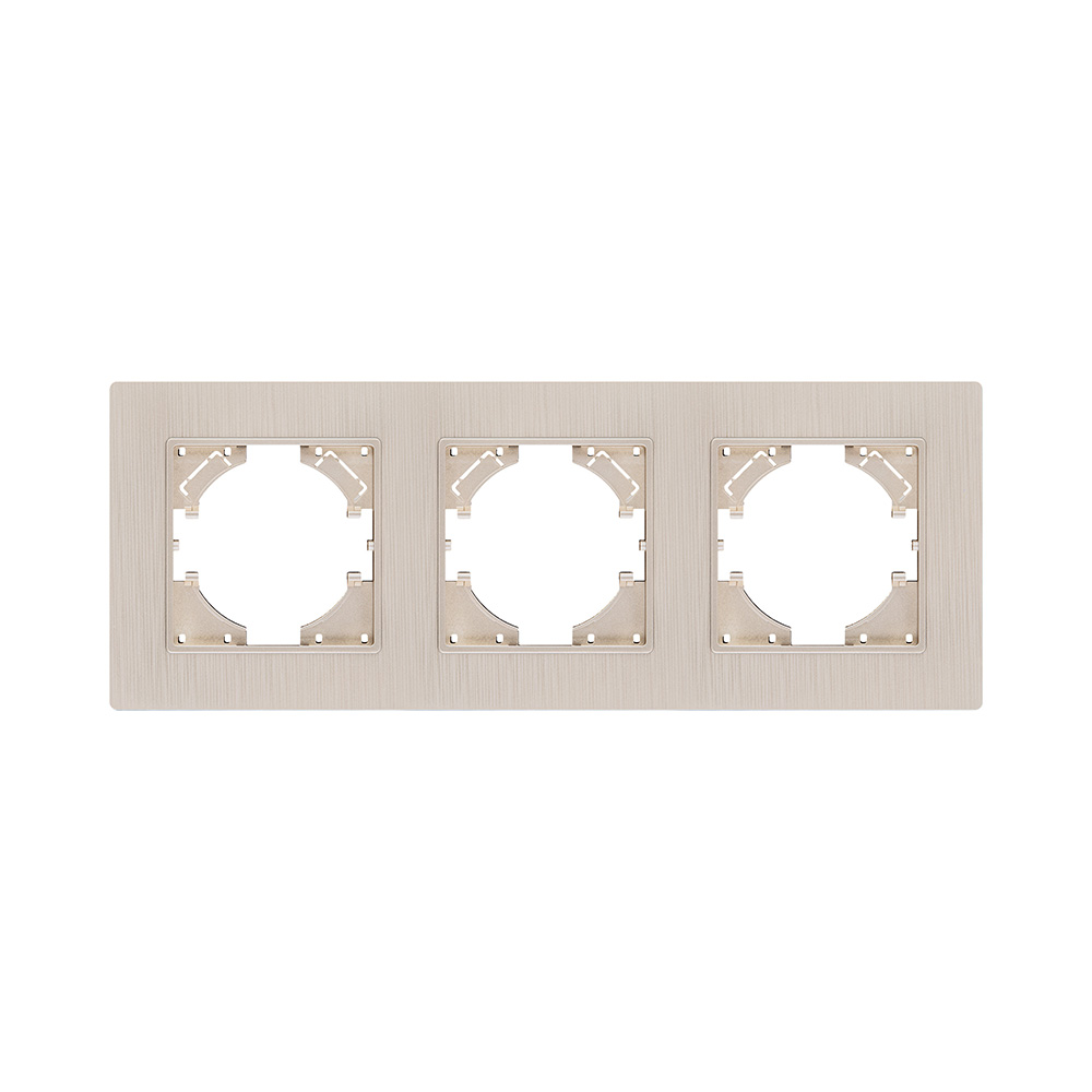 Рамка 3-постовая, золотой Kollinger Eleganz Plex EP3GD в #REGION_NAME_DECLINE_PP#