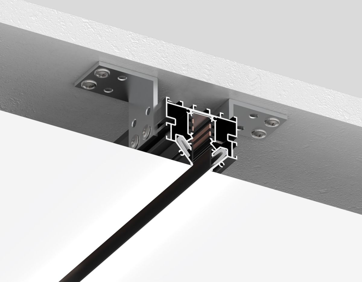 Шинопровод низковольтный для монтажа в натяжной потолок Ambrella Light Track System GL1950 в Санкт-Петербурге