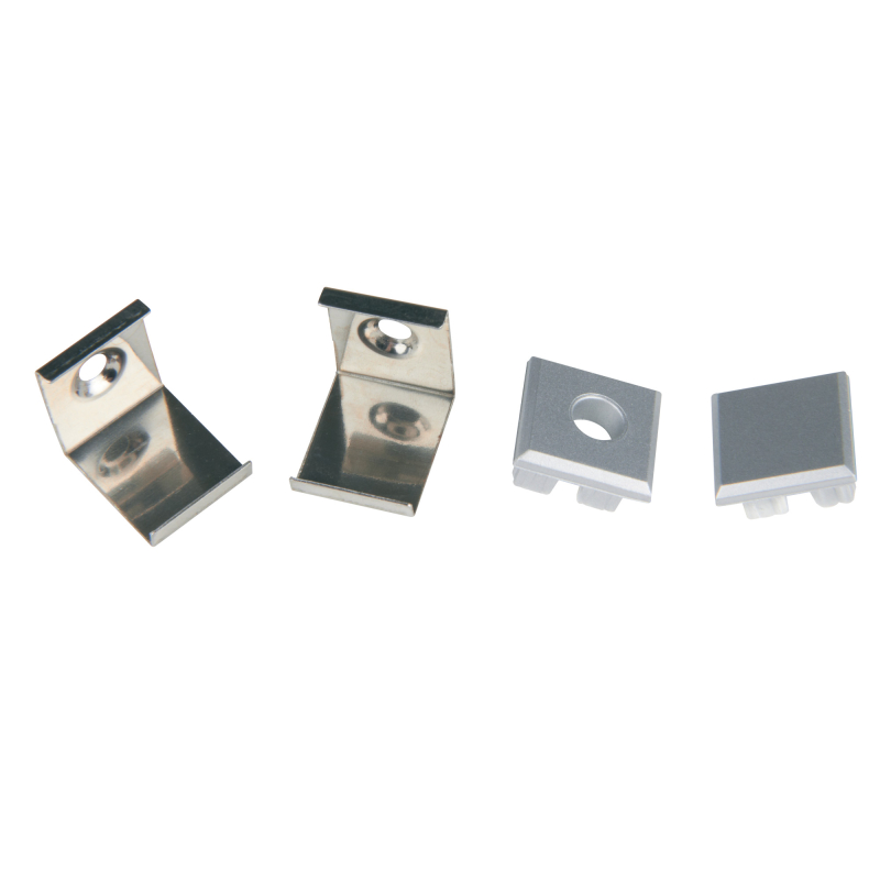 Комплект заглушек и скоб Uniel UFE-N05 SILVER A POLYBAG UL-00000625 в Санкт-Петербурге
