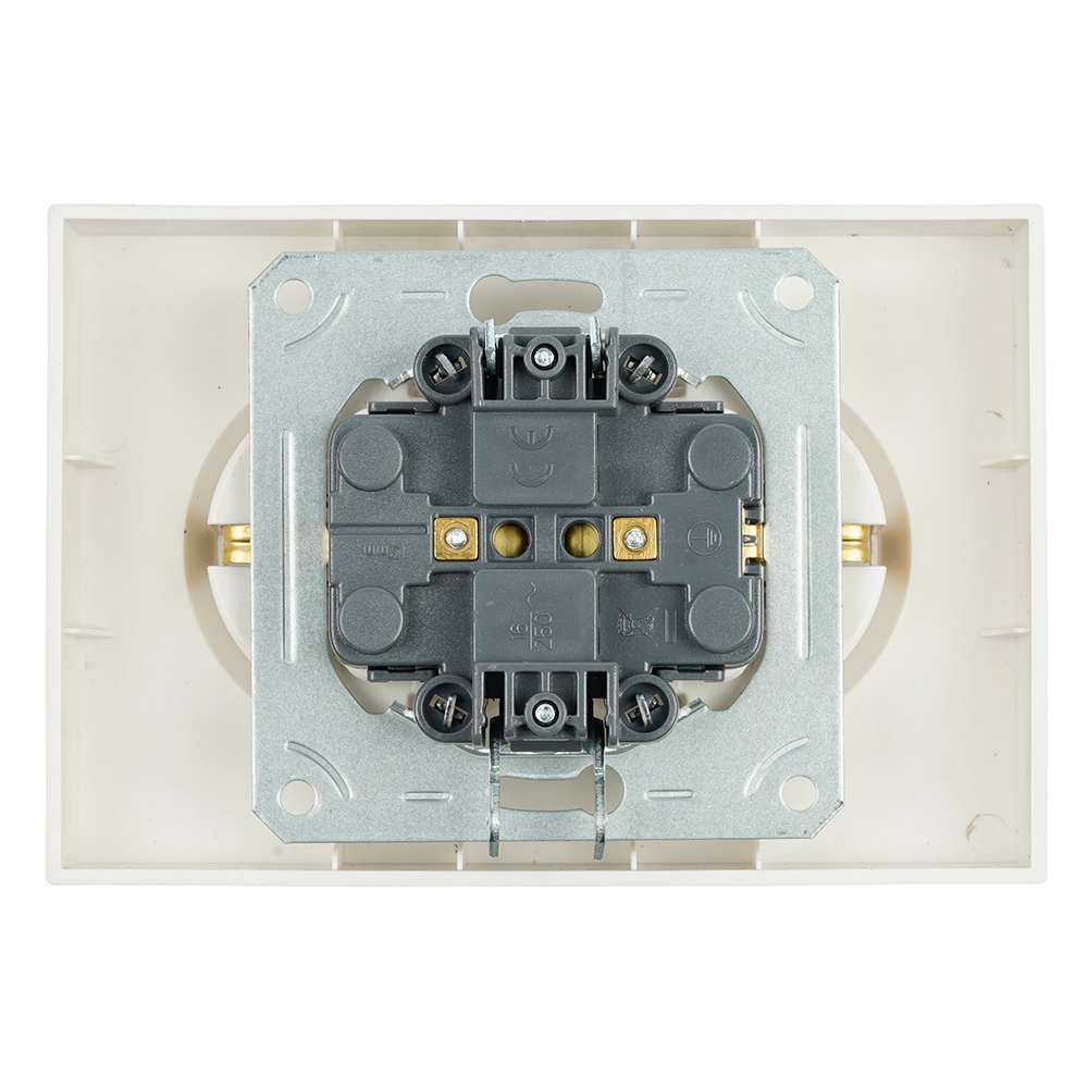 Розетка 2-местная с защитной шторкой Stekker Эмили с/з 250В 16А RST16-5114-08 кашемир soft touch 49908 в #REGION_NAME_DECLINE_PP#