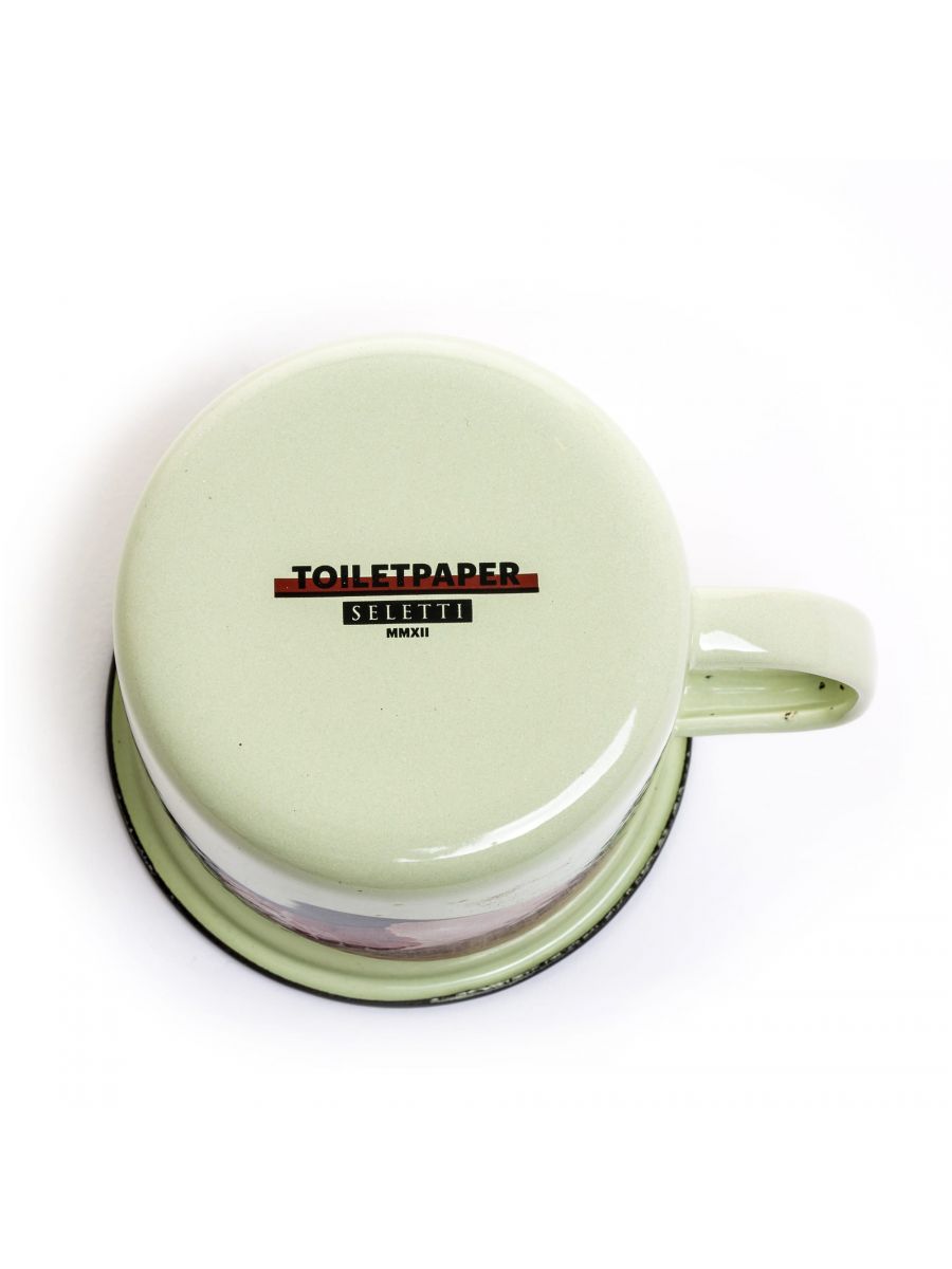 Кружка Mug Plunger Seletti Toiletpaper Enamel 16859 в Санкт-Петербурге