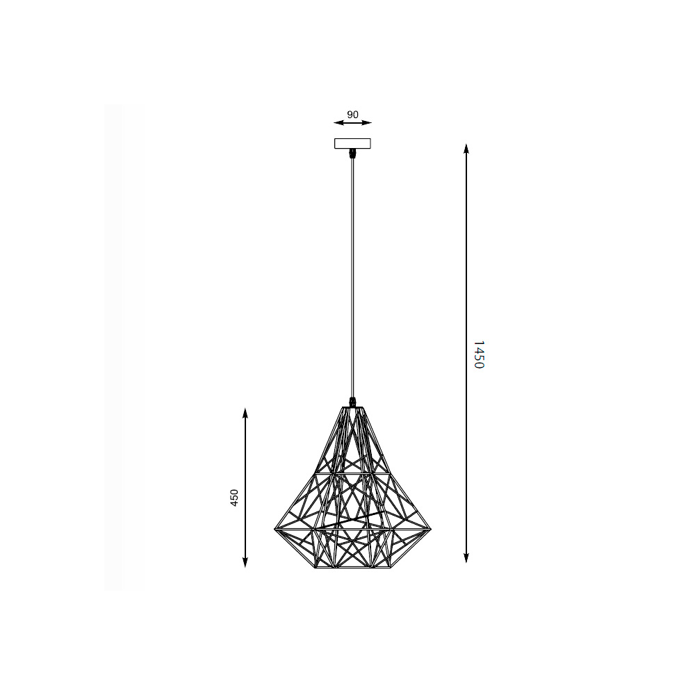 Подвесная люстра Zumaline SKELETON HP1335-WH в Санкт-Петербурге