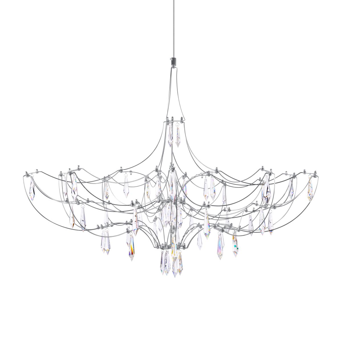 Подвесная люстра Loft IT Mira 10589/900 Silver Asfour в Санкт-Петербурге