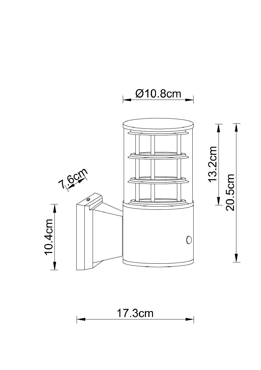 Уличный настенный светильник Arte Lamp Tokyo A5316AL-1BK в Санкт-Петербурге