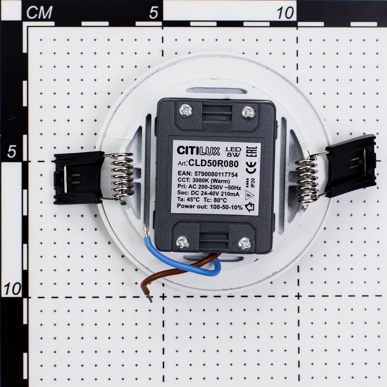 Встраиваемый светодиодный светильник Citilux Омега CLD50R080 в Санкт-Петербурге