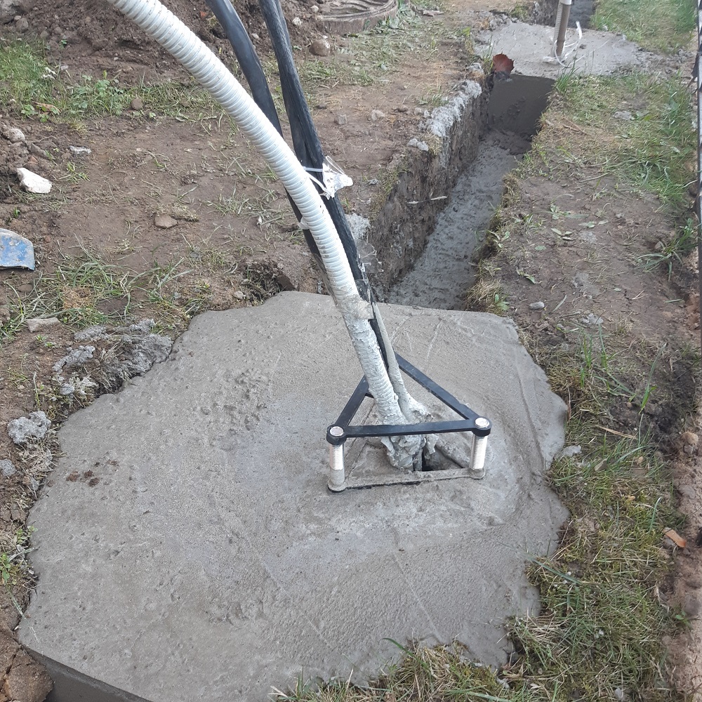 Садово-парковый светильник Fumagalli EKTOR 3000 MIDIPILAR/GLOBE 400 modern 1L G41.365.A10.AYE27 в Санкт-Петербурге