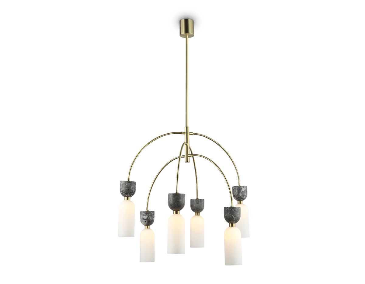 Люстра на штанге Ambrella Light High Light Ceramo Modern LH53333 в Санкт-Петербурге