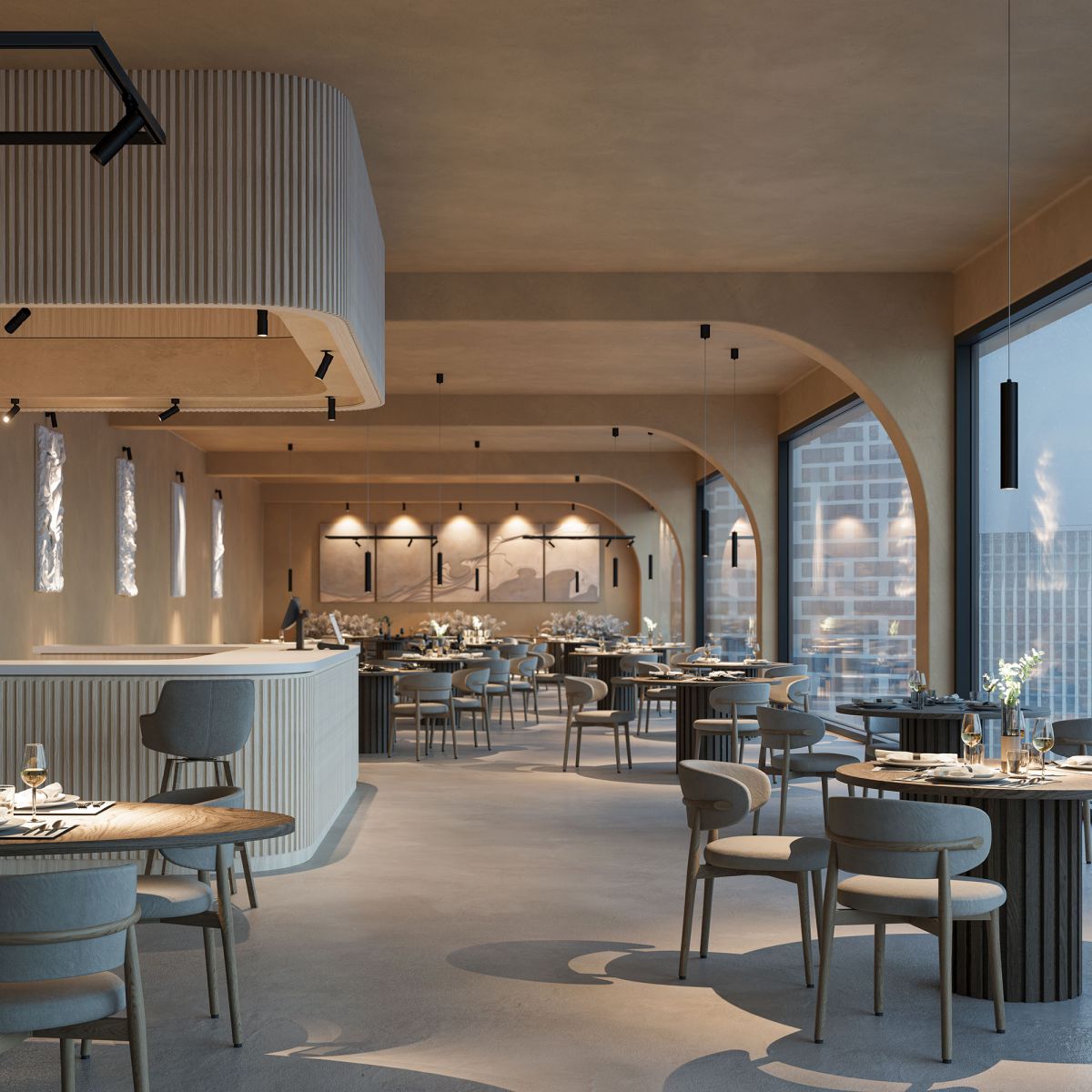 Трековый трехфазный светильник Arlight LGD-ARTEMIS-TRACK-4TR-R55-12W Day4000 (WH, 8-80 deg, 230V, TRIAC) (IP20 Металл) 058638 в Санкт-Петербурге