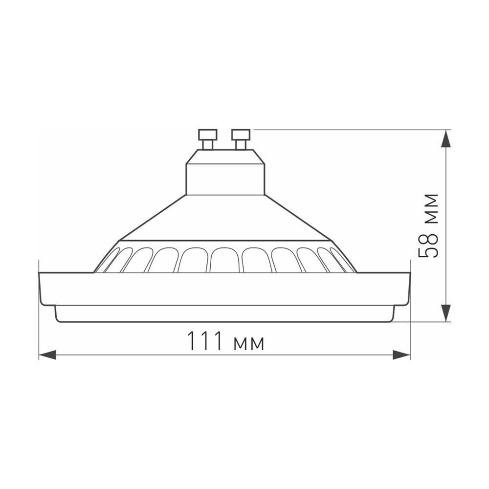 Лампа светодиодная Arlight AR111-UNIT-GU10-15W-DIM 025624 в Санкт-Петербурге